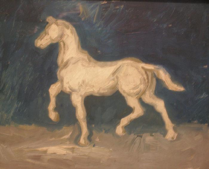 Vincent Van Gogh Plaster Statuette of a Horse oil painting image